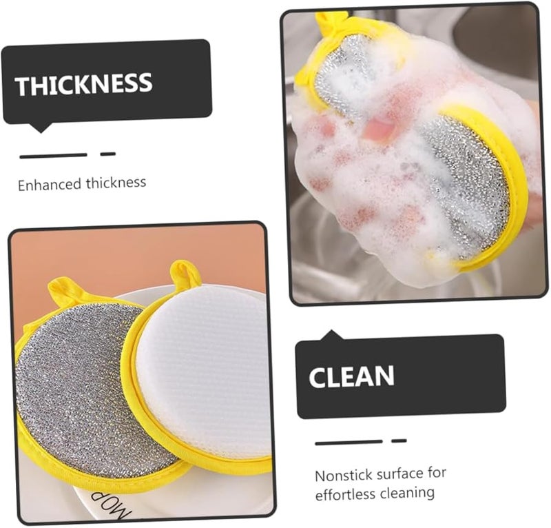Cabilock 40 Pack Double Sided Dishwashing Scrub Sponges Kitchen Cleaning Tools - Image 2